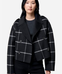 Vanessabruno Femme Men's Manteau Beran | Noir & Blanc