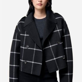 Vanessabruno Femme Men's Manteau Beran | Noir & Blanc