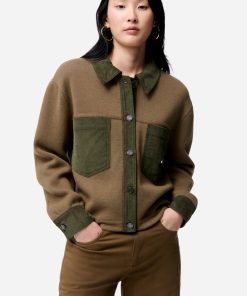 Vanessabruno Femme Men's Cardigan Denver | Kaki