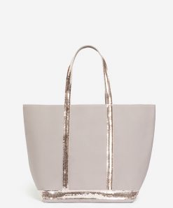 Vanessabruno Femme Sacs Cabas L Zippé En Toile | Quartz