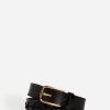 Vanessabruno Femme Accessoires Ceinture 25mm | Noir