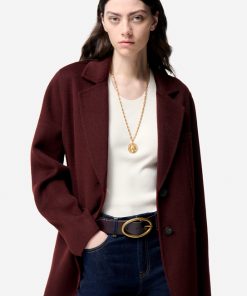 Vanessabruno Femme Men's Veste Marc | Lie De Vin & Bordeaux
