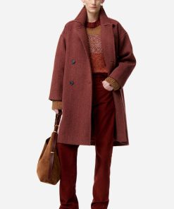 Vanessabruno Femme Men's Manteau Flo | Cerise & Multico