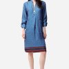 Vanessabruno Femme Men's Robe Elorina | Bleu Marine