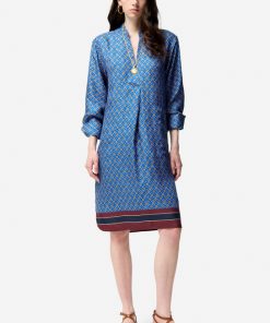 Vanessabruno Femme Men's Robe Elorina | Bleu Marine