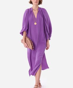 Vanessabruno Femme Men's Robe Longue Canessa | Ultra-violet