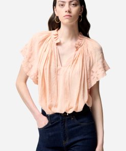 Vanessabruno Femme Men's Blouse Valentin | Pêche