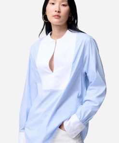 Vanessabruno Femme Men's Blouse Danny | Ciel