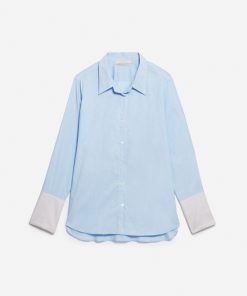 Vanessabruno Femme Men's Chemise Esti | Ciel
