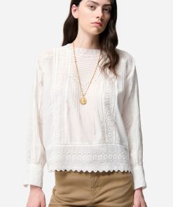 Vanessabruno Femme Men's Blouse Florita | Blanc