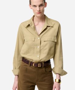 Vanessabruno Femme Men's Chemise Dim | Kaki