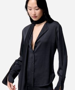 Vanessabruno Femme Men's Chemise Filipina | Noir