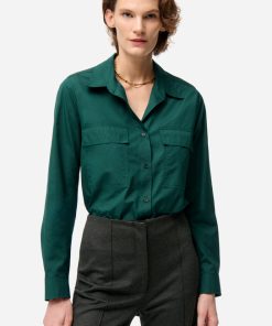 Vanessabruno Femme Men's Chemise Dim | Vert Paon