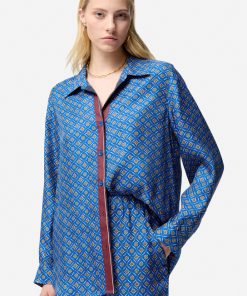 Vanessabruno Femme Men's Chemise Dorothée | Bleu Marine