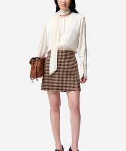 Vanessabruno Femme Men's Jupe Mimi | Noir & Noisette