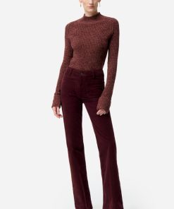 Vanessabruno Femme Men's Pantalon Flare Dompay | Bordeaux