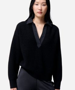 Vanessabruno Femme Men's Pull Fleuriane | Noir