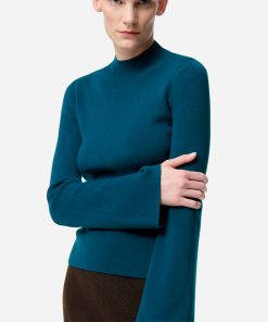 Vanessabruno Femme Men's Pull Francesca | Bleu Canard