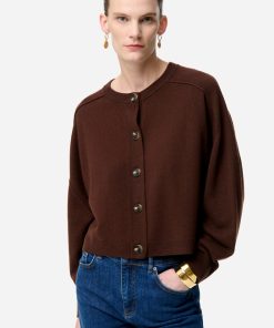 Vanessabruno Femme Men's Pull Douve | Marron