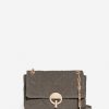 Vanessabruno Femme Grand Sac Moon En Lin | Granit