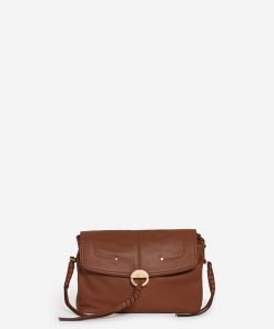 Vanessabruno Femme Sac À Rabat Othilia En Cuir | Havane