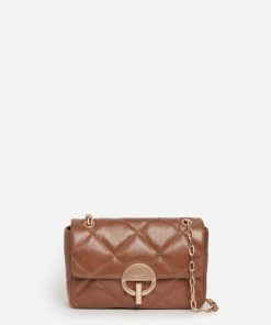 Vanessabruno Femme Moyen Sac Moon En Cuir | Marron Glace