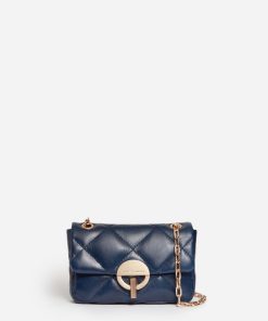 Vanessabruno Femme Petit Sac Moon En Cuir | Outremer