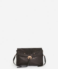 Vanessabruno Femme Sac À Rabat Othilia En Cuir | Noir