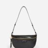 Vanessabruno Femme Sac Banane En Cuir | Noir