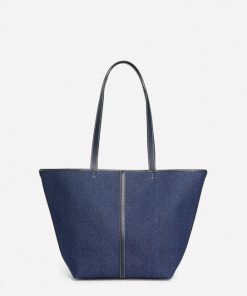 Vanessabruno Femme Sacs Petit Cabas Daily En Denim | Denim