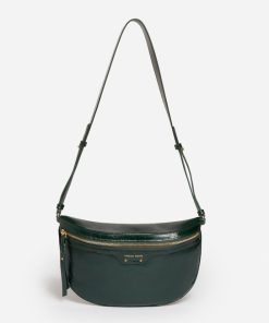 Vanessabruno Femme Sac Banane En Cuir | Noir & Multico