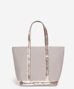 Vanessabruno Femme Sacs Cabas M Zippé En Toile | Quartz