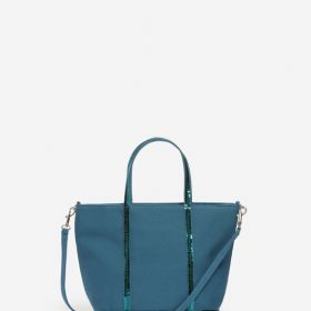 Vanessabruno Femme Sacs Cabas S Zippé En Toile | Vert Paon