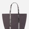 Vanessabruno Femme Sacs Cabas L Zippé En Toile | Anthracite