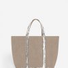Vanessabruno Femme Sacs Cabas M En Lin | Calcaire