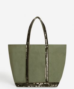 Vanessabruno Femme Sacs Cabas L Zippé En Toile | Trefle