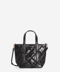 Vanessabruno Femme Sacs Cabas S Zippé En Cuir Matelassé | Noir