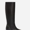 Vanessabruno Femme Chaussures Bottes Hautes Cuir Noir Daily | Noir