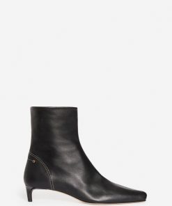 Vanessabruno Femme Chaussures Bottines Cuir Noir Daily | Noir