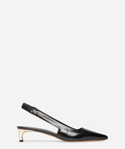 Vanessabruno Femme Chaussures Escarpins En Cuir | Noir