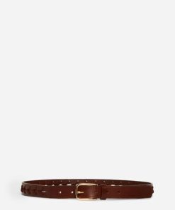 Vanessabruno Femme Accessoires Ceinture Marron 25mm | Marron