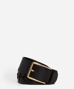 Vanessabruno Femme Accessoires Ceinture Noire 40mm | Noir