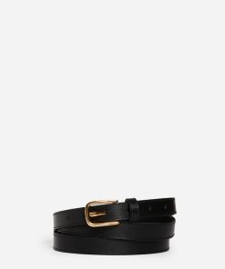 Vanessabruno Femme Accessoires Ceinture 20mm | Noir