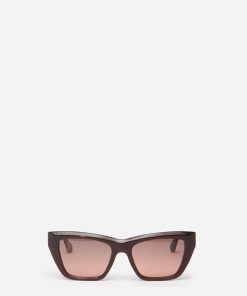Vanessabruno Femme Accessoires Lunettes De Soleil Cléo | Brun