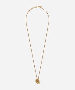 Vanessabruno Femme Accessoires Sautoir Coquillage Spirale | Or